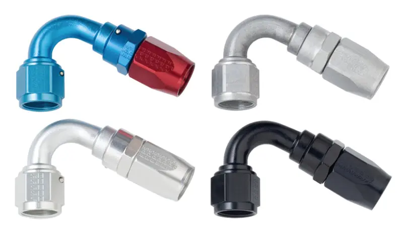 Fragola -8An 120° Power Flow Hose End Fitting For High-Flow Fuel Or Oil Systems 1
