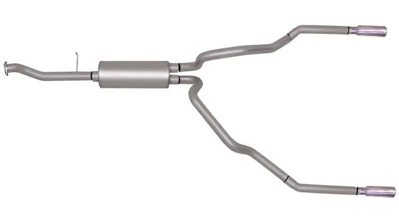 Gibson Aluminized Cat-Back Dual Exhaust System For 1999–2005 Chevrolet Silverado 1500 Base (4.3L, 2.5 In Diameter) 1