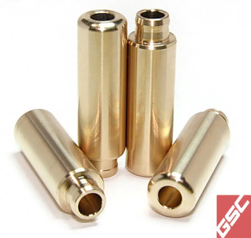 Gsc P-D Manganese Bronze Valve Guide Set For Bmw E46 M3 S54 – Intake/Exhaust, +0.003" Oversize Od 1