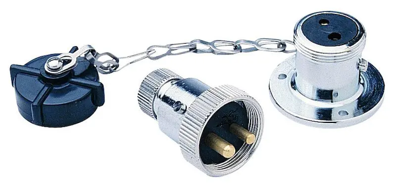 Hella 2-Pole Plug-And-Socket Electrical Connector Set 1