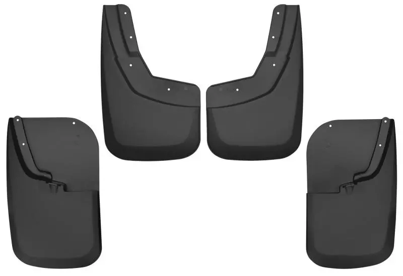 Husky Liners Mud Guards – Front And Rear, Black, For 2011–2016 Ford F-250/F-350 Super Duty 1