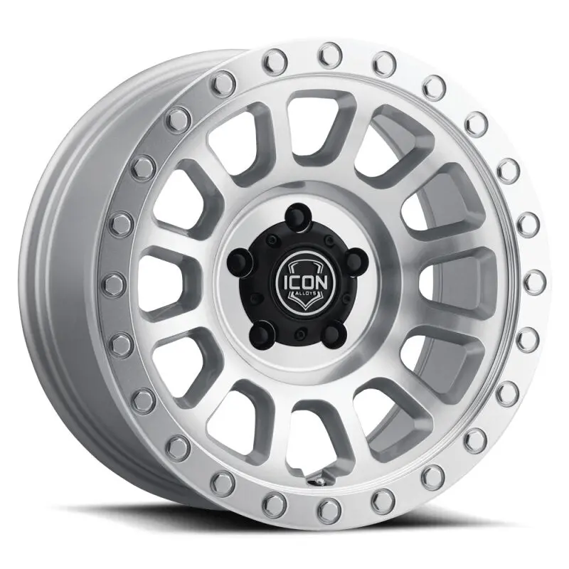Icon Hulse Forged Aluminum Wheel – 17X8.5", 5X150Mm, 25Mm Offset, 5.75" Backspace, Silver Machined 1