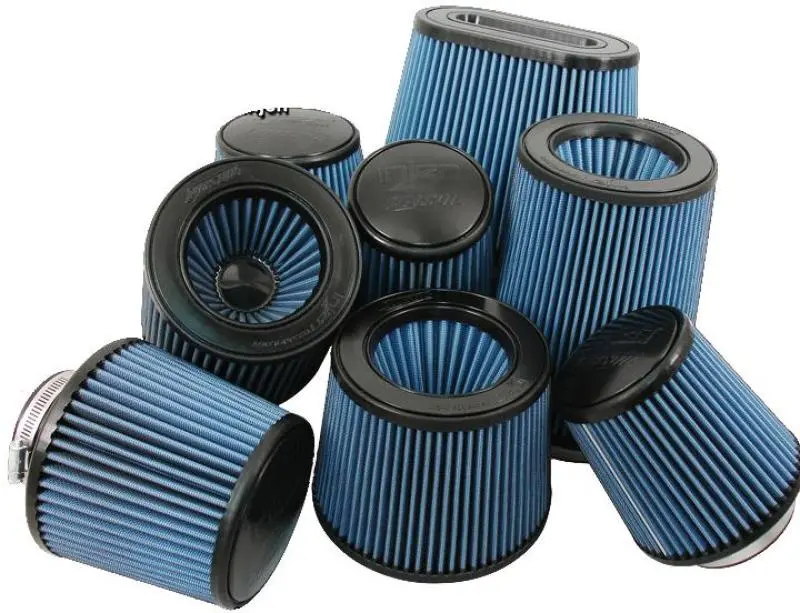Injen Amsoil Replacement Nanofiber Dry Air Filter 5In Flange Diameter/6.5In Base/5In Height/70 Pleat 1
