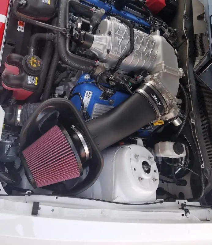 Jlt Big Air Intake System For 2010–2014 Ford Mustang Gt500 – Black Textured Housing With Red Filter (Tune Required) 1