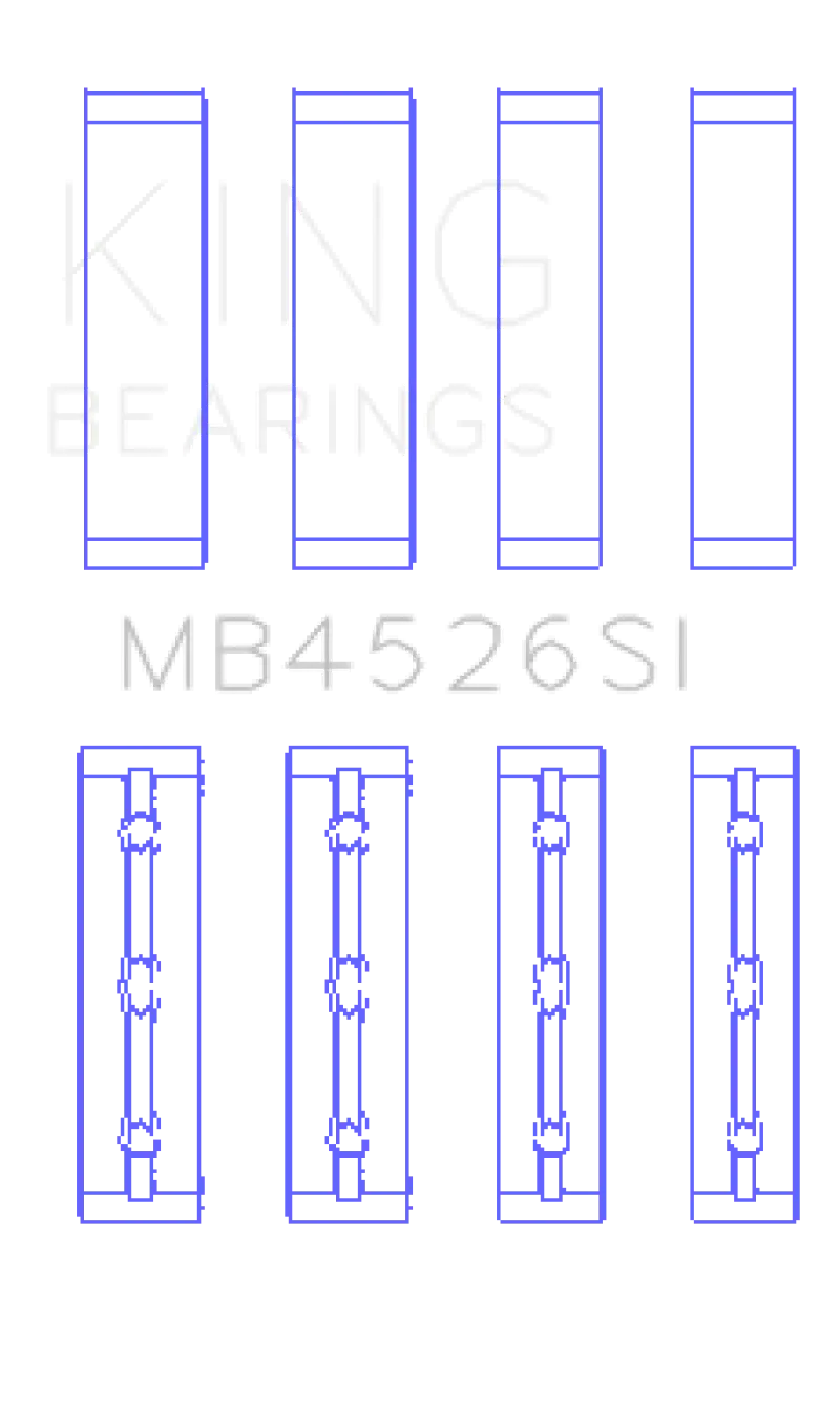 King Crankshaft Main Bearing Set For Toyota 1Gr-Fe Engine – Oversize +0.25Mm 2