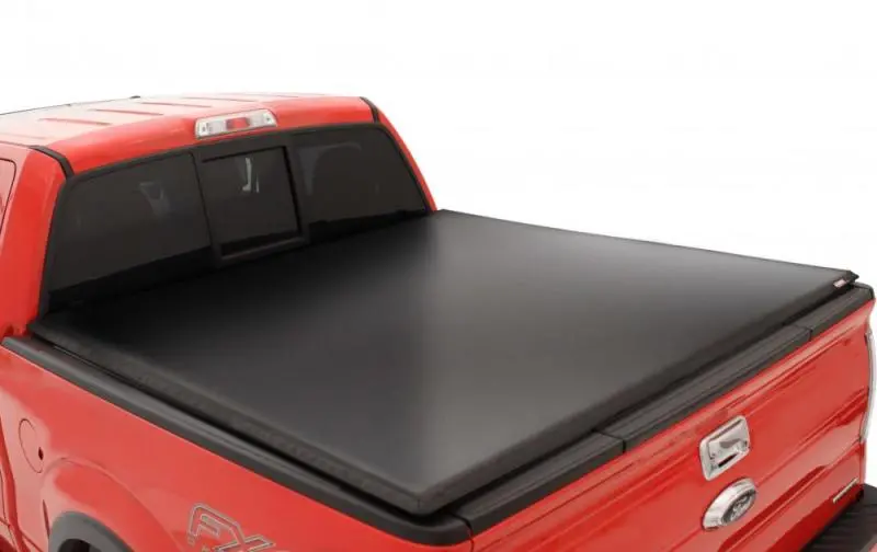 Lund 19-23 Chevrolet Silverado 1500 (5.5Ft. Bed) Genesis Tri-Fold Tonneau Cover - Black 1