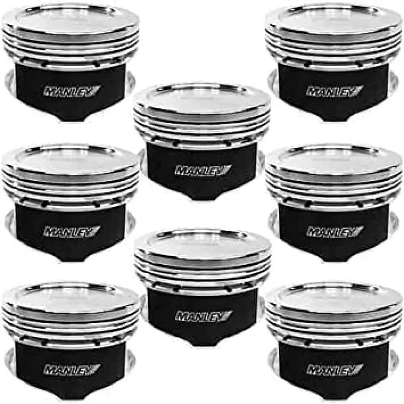Manley Platinum Series Forged Pistons For Small Block Chevy Ls Engines – 3.905" Bore, 1.304" Compression Distance, –10Cc Dish 1