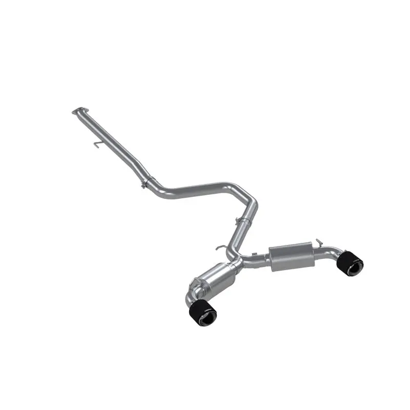 Mbrp Cat-Back Exhaust For 2019+ Hyundai Veloster N – 3" T304 Stainless, Carbon Fiber Tip 1