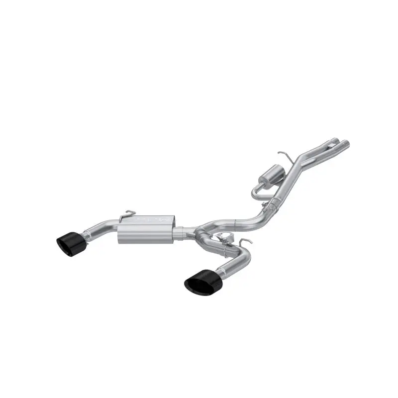 Mbrp Cat-Back Exhaust System For 2017–2020 Audi Rs3 2.5T – 3-Inch T304 Stainless Steel, Dual Split Tip W/ Oval Black Chrome Finish 1