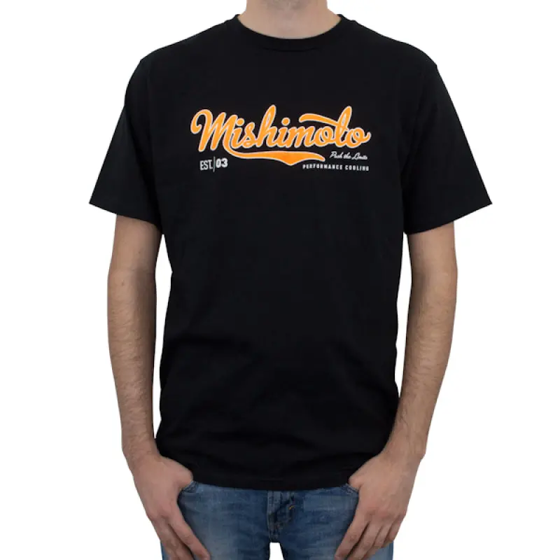 Mishimoto Mens Athletic Script Black T-Shirt - Small 2