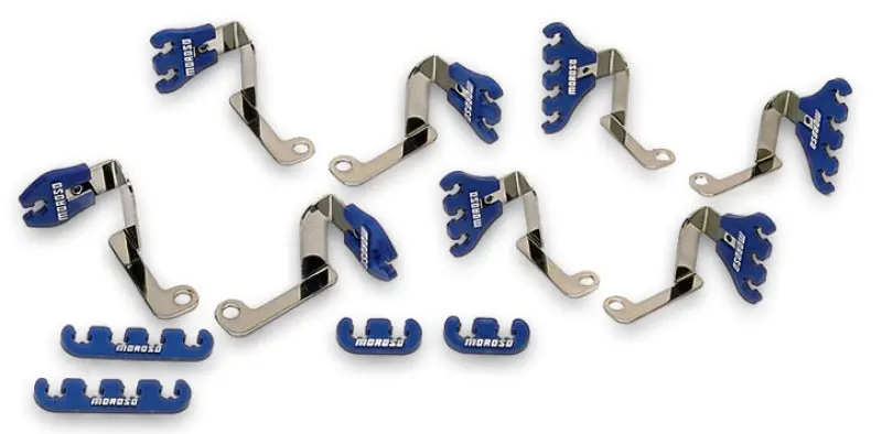 Moroso Ignition Wire Loom Kit For Chevrolet Big Block Engines (7–9Mm Diameter, Blue) 1