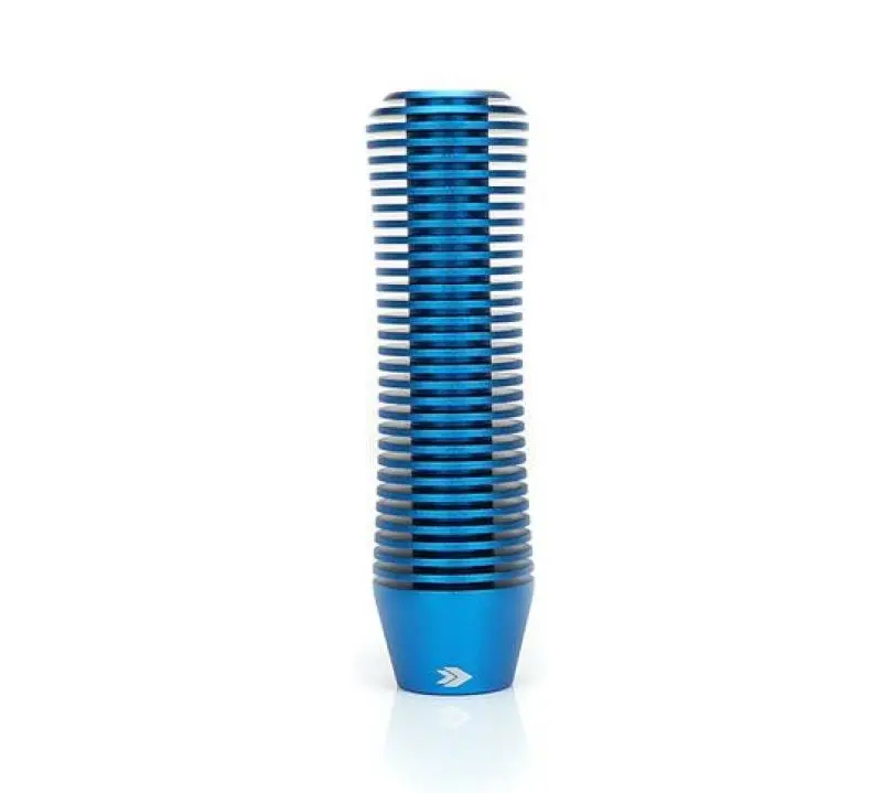 Nrg Curvy Short Shift Knob With Heat Sink – Blue Anodized Aluminum 1