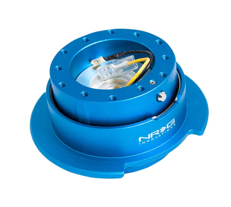 Nrg Quick Release Steering Hub Kit – Gen 2.5, Blue Steering Wheel & Blue Ring 1