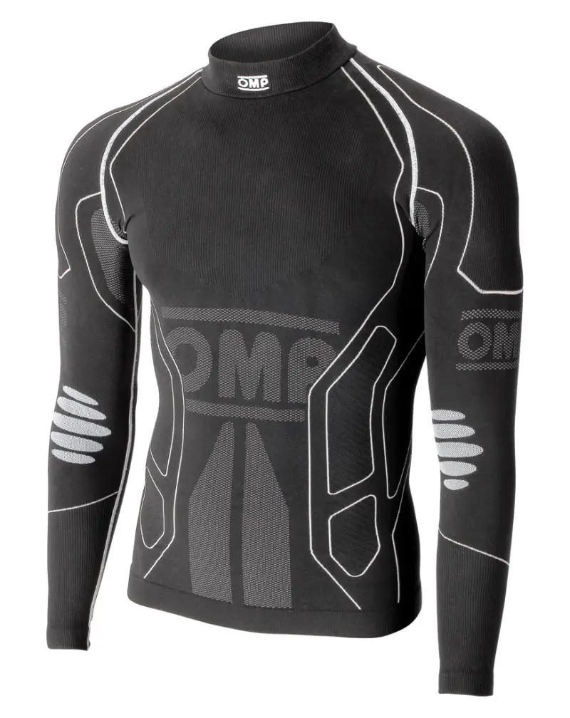 Omp Ks Winter Shirt Black - Size 10-12 Years (For Children) 1