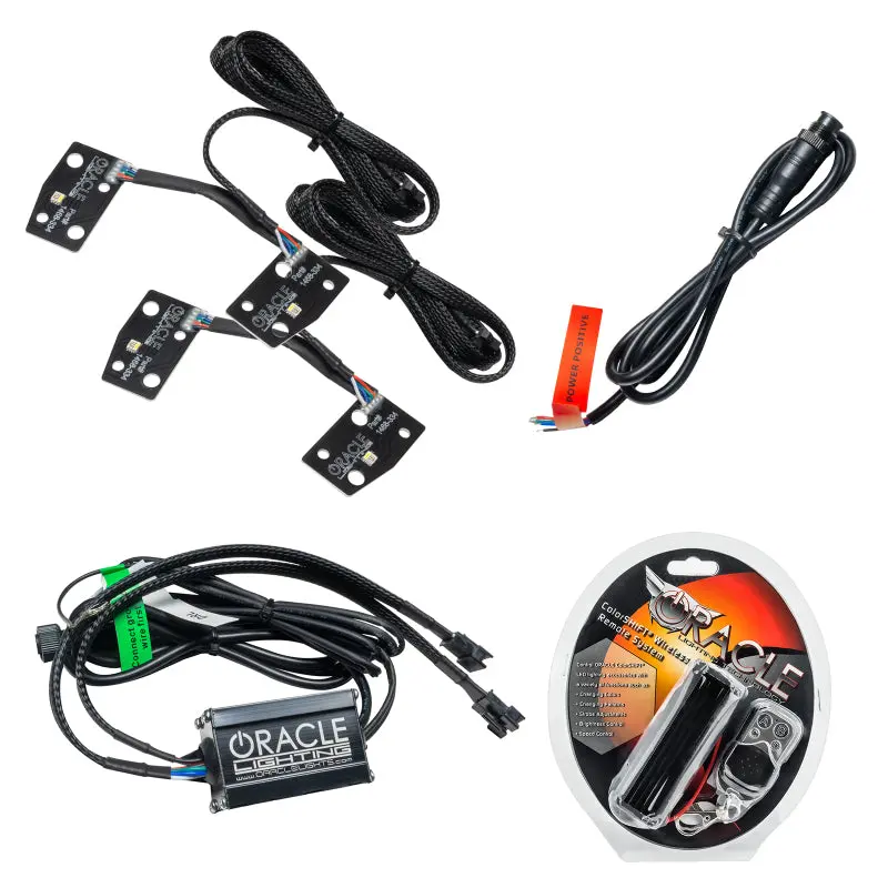 Oracle 2021 Ford Bronco Drl Upgrade W/ Halo Kit - Colorshift W/ Rf Controller 1