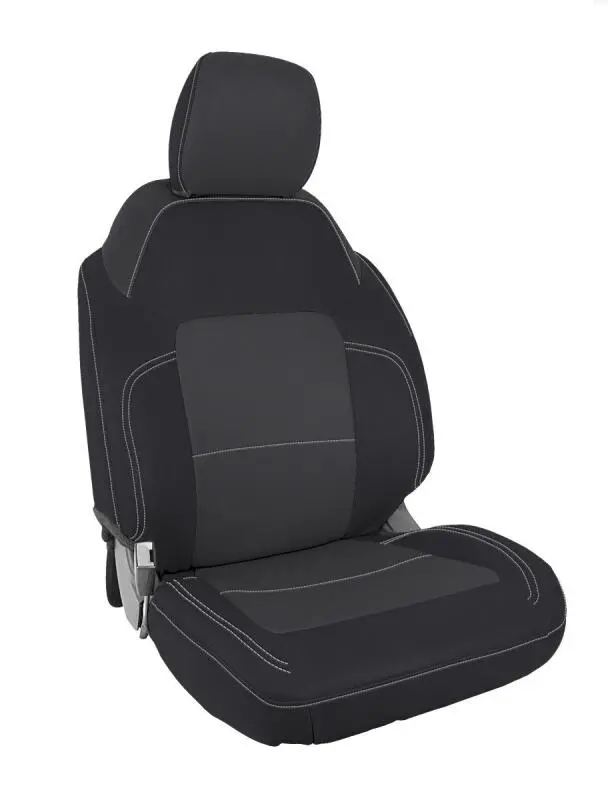 Prp Black & Grey Front Seat Covers For 2021+ Two-Door Ford Bronco (Pair) 1