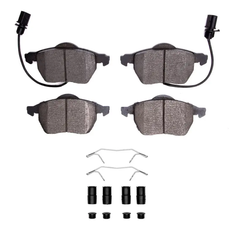 R1 Front Ceramic Brake Pad & Hardware Kit For 1998–2008 Audi A4 (North American Market) 1