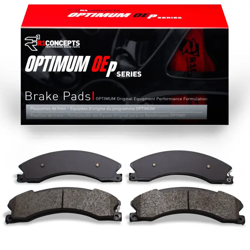 R1 Optimum Oe Front And Rear Brake Pads For 2009–2024 Chevrolet Silverado 2500 Hd & Classic Models 1