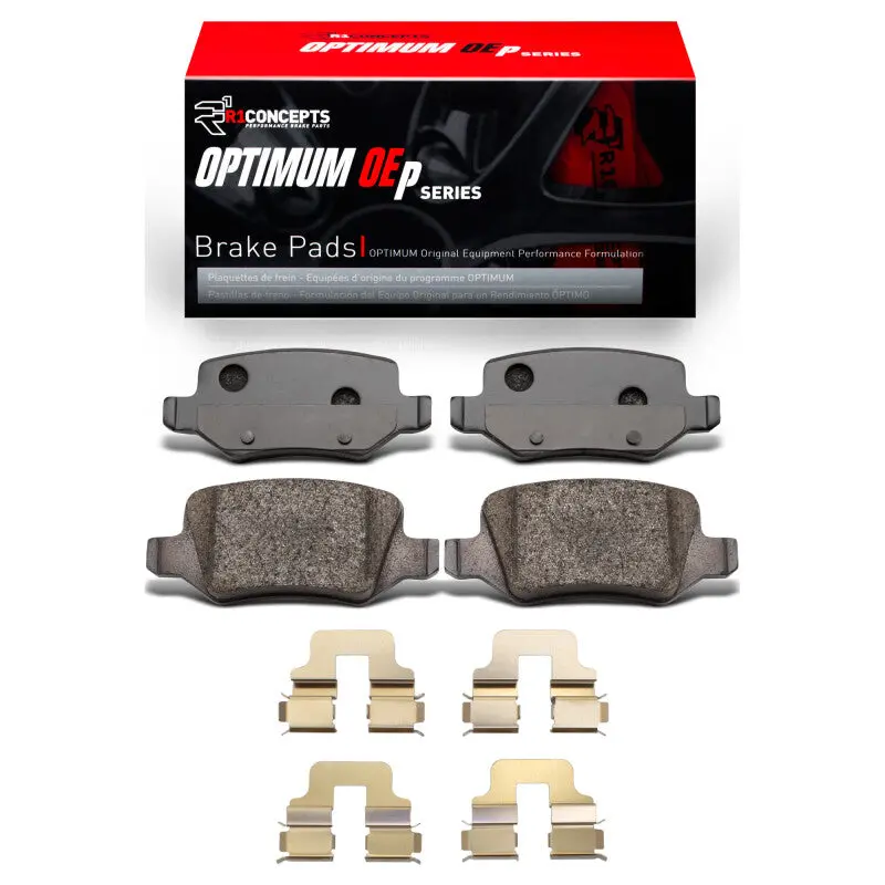 R1 Rear Brake Pad & Hardware Kit For 2001–2011 Mercedes-Benz A190 (Mexico Market) 1