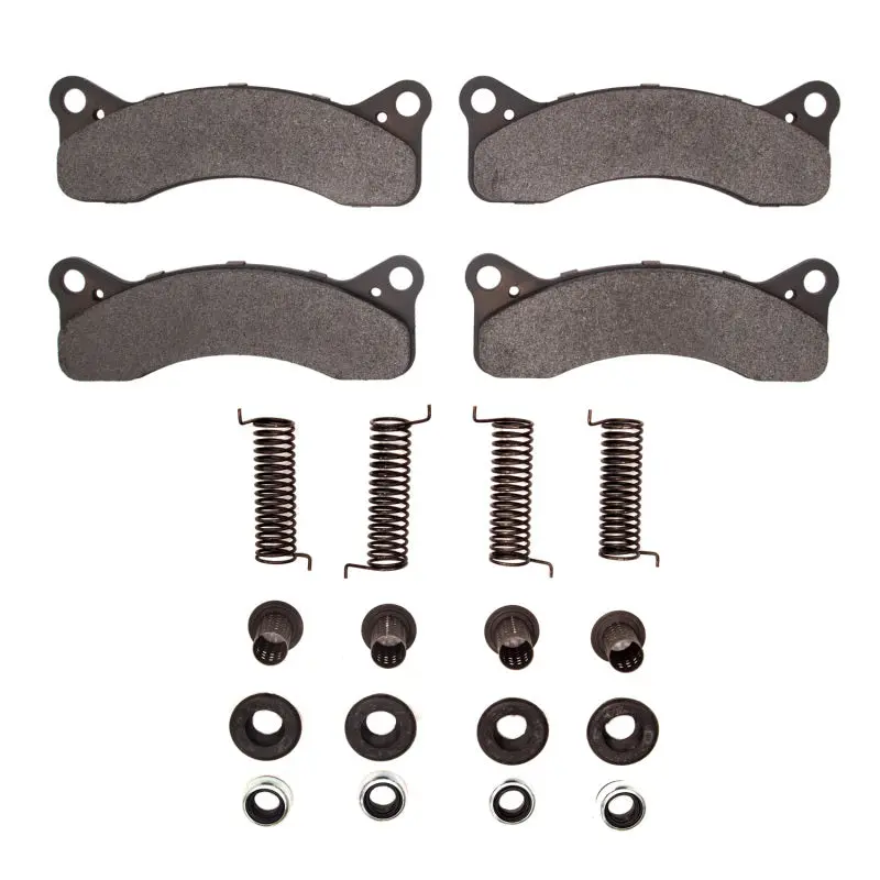 R1 Semi-Metallic Front Brake Pad & Hardware Kit For 1968–1971 Ford F-250 2Wd (Non-Super Duty) 1