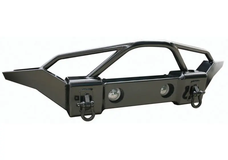 Rampage Recovery Front Bumper For 2007–2018 Jeep Wrangler Jk – Black Finish 1
