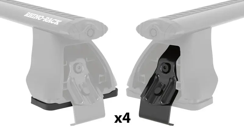 Rhino-Rack 2500 Fitting Kit – Includes 4 Mounting Pads & 4 Clamps 1