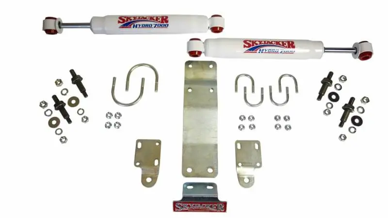 Skyjacker Dual Steering Damper Kit For 2007–2017 Jeep Wrangler Jk – Includes Hydro 7000 Dampers, Oem Tie Rod Compatible 1