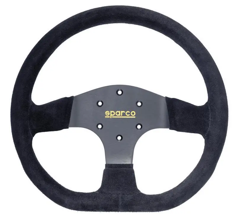 Sparco Strwhl-353 Steering Wheel – Black Suede, Horn Not Included 1