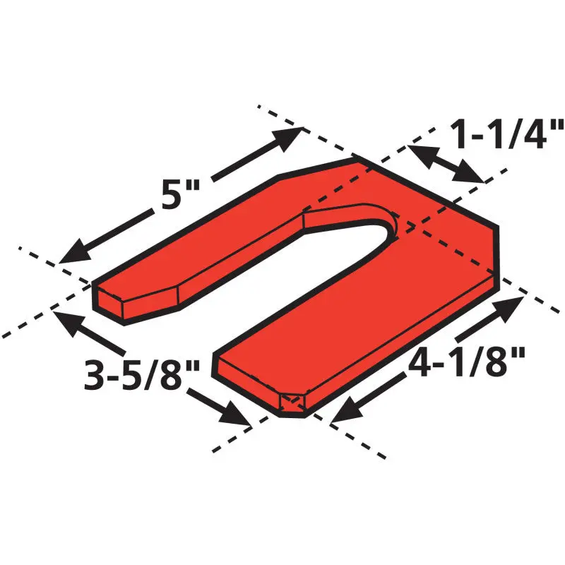 Spc Performance 1/16-Inch Prevost Shim Pack (6-Piece) 1