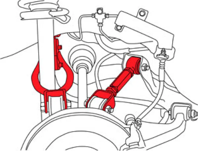 Spc Performance Rear Adjustable Control Arms For 1989–1994 Nissan 240Sx And 1990–1996 300Zx 2