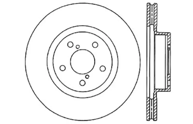 Stoptech Sport Slotted And Drilled Brake Rotors 1