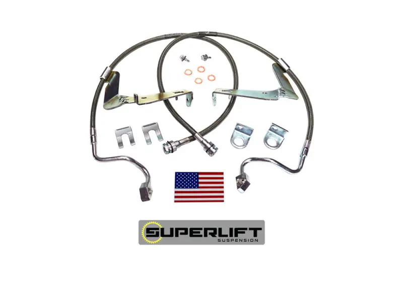 Superlift Bulletproof Brake Hose Kit For 2008–2010 Ford F-250/F-350 With 6–10" Lift 1