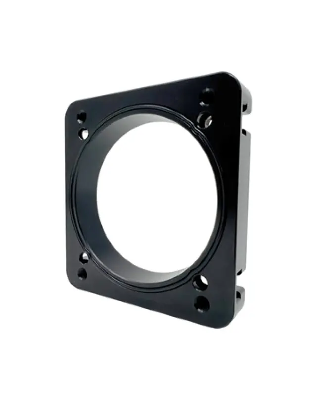 Torque Solution Throttle Body Adapter For 2006–2021 Subaru Sti Ej Engines – 76Mm Big Bore, Black Finish 1