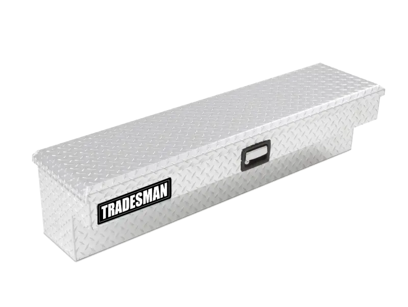 Tradesman 70-Inch Bright Aluminum Side-Mount Truck Tool Box – Heavy-Duty Storage Solution 1