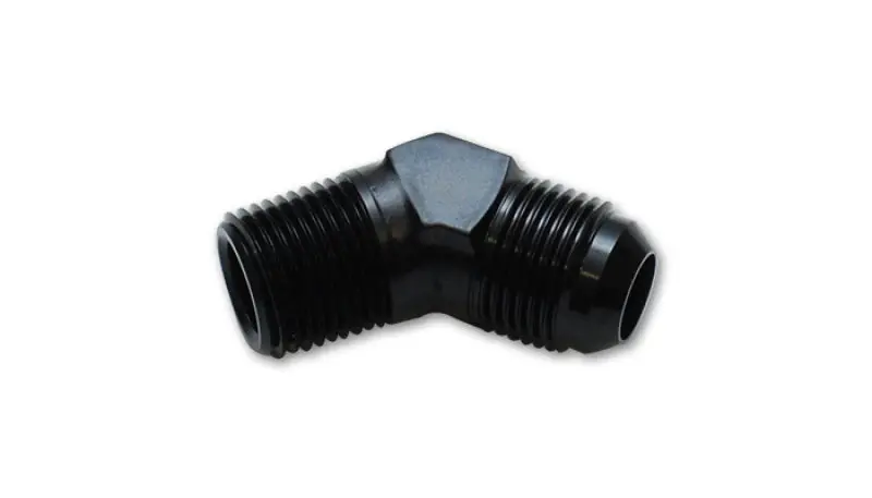 Vibrant -4An To 1/8" Npt 45° Elbow Fitting – Stainless Steel 1