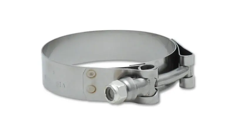 Vibrant Stainless Steel T-Bolt Clamp Pack (2-Pack) – 1.49–1.84" Od Range, Optimized For 1.25" Id Couplings 1