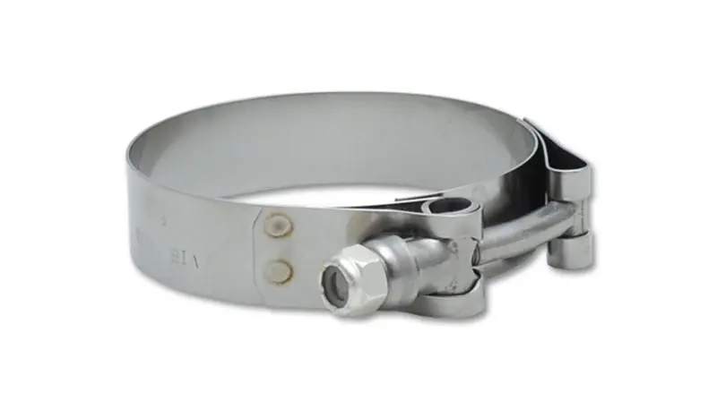 Vibrant Stainless Steel T-Bolt Clamp Pack (2-Pack) – 1.49–1.84" Od Range, Optimized For 1.25" Id Couplings 2