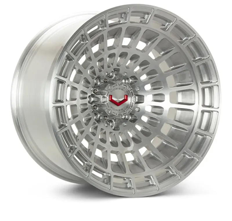 Vossen Lcx-04 Forged Wheel – 22X10, 8X170, Et18, Super Deep Lip, Brushed Gloss Clear Finish 1