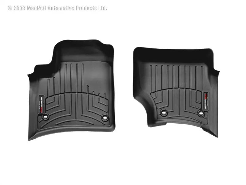Weathertech Front Floor Liners For 2003–2010 Porsche Cayenne – Black 1