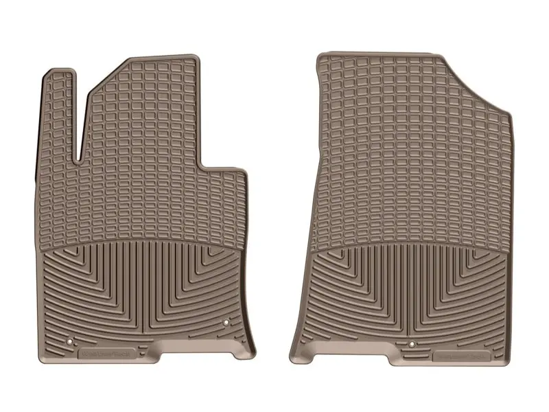 Weathertech Front Floor Mats For 2016+ Hyundai Sonata – Tan (Compatible With Hybrid; Excludes Plug-In Hybrid) 1