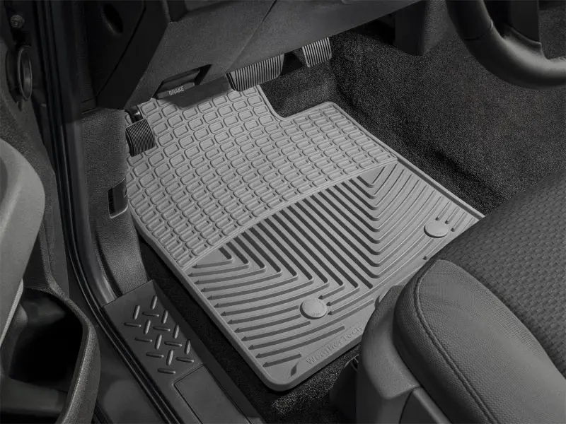 Weathertech Front Rubber Floor Mats For 2009+ Nissan Maxima – Grey Durable Trim 1