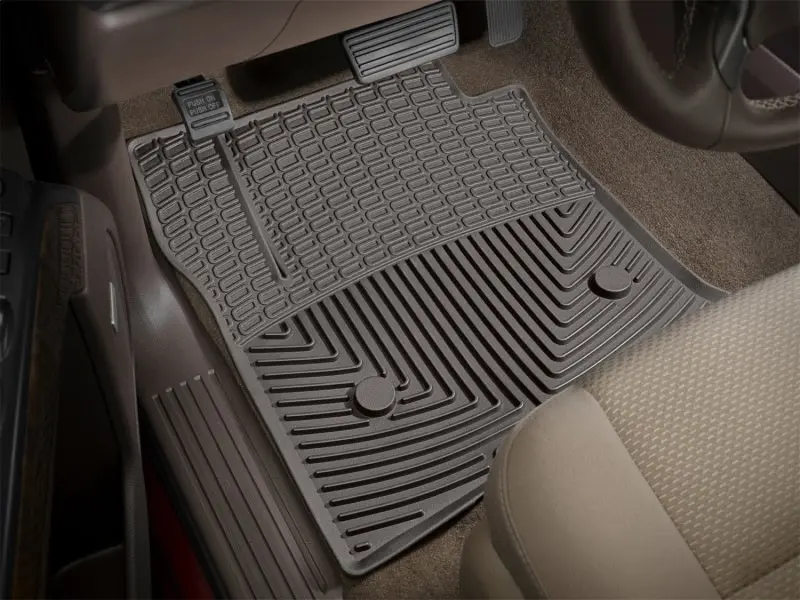 Weathertech Rear Rubber Floor Mats For 2020+ Toyota Highlander – Cocoa High-Durability Trim 1