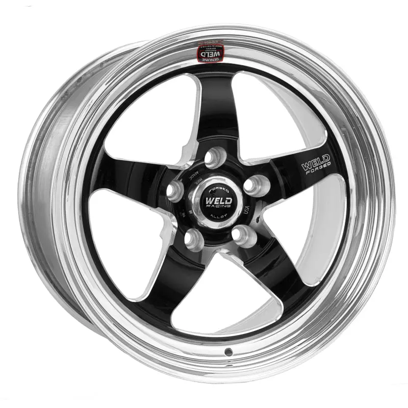 Weld S71 Black Alloy Wheel – 17X7 Inches, 5X120Mm Bolt Pattern, 4.2-Inch Backspace, High-Pad Design 1
