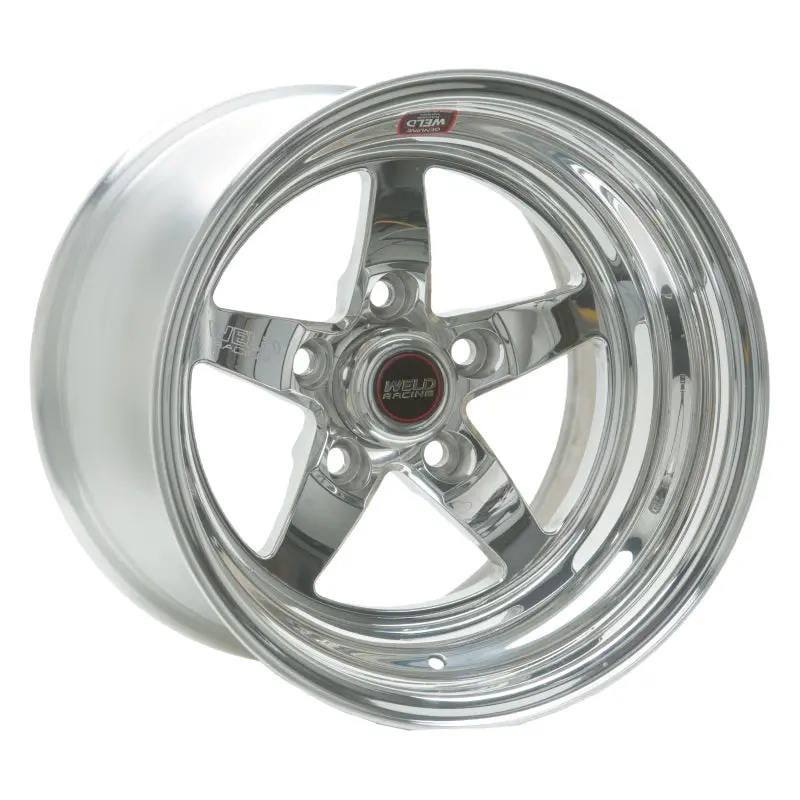 Weld S71 Polished Aluminum Wheel – 15X14.33In, 5X4.5In Bolt Pattern, 5.5In Backspace 1