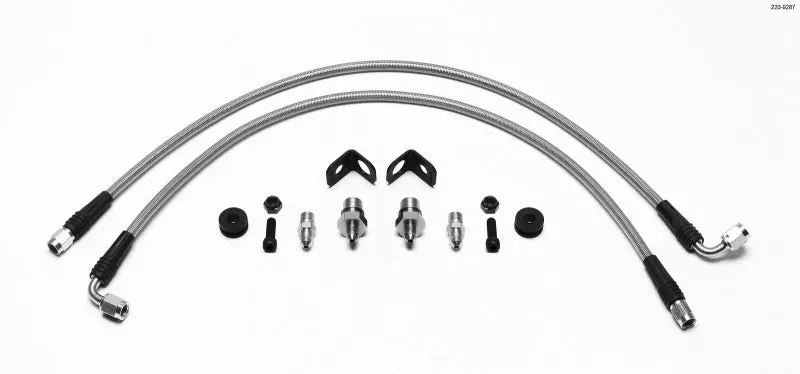 Wilwood Front Brake Flex Hose Kit For Mitsubishi Lancer Evolution Viii 1