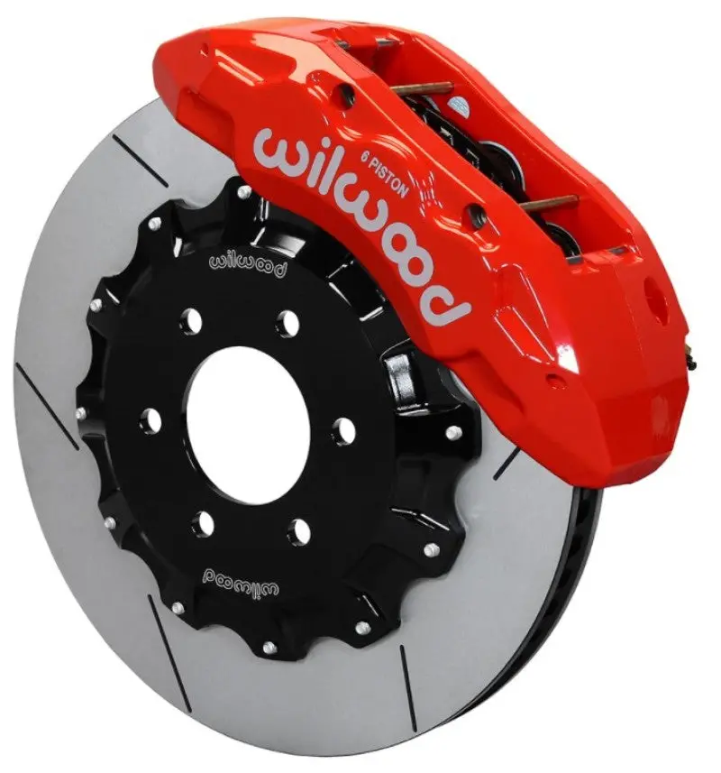 Wilwood Tx6R Front Big Brake Kit With 15.5" Rotors And Lines – Red Finish – Fits 2010–2014 Ford F-150 Raptor 1