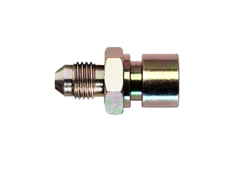 Wilwood Universal -4An To 7/16-24 Inverted Flare Chassis Fitting For Brake & Hydraulic Lines 1
