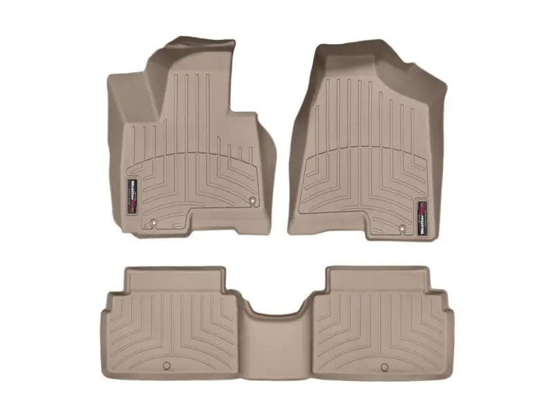 Wt Floorliner Custom-Fit Front Floor Mat – Tan 1