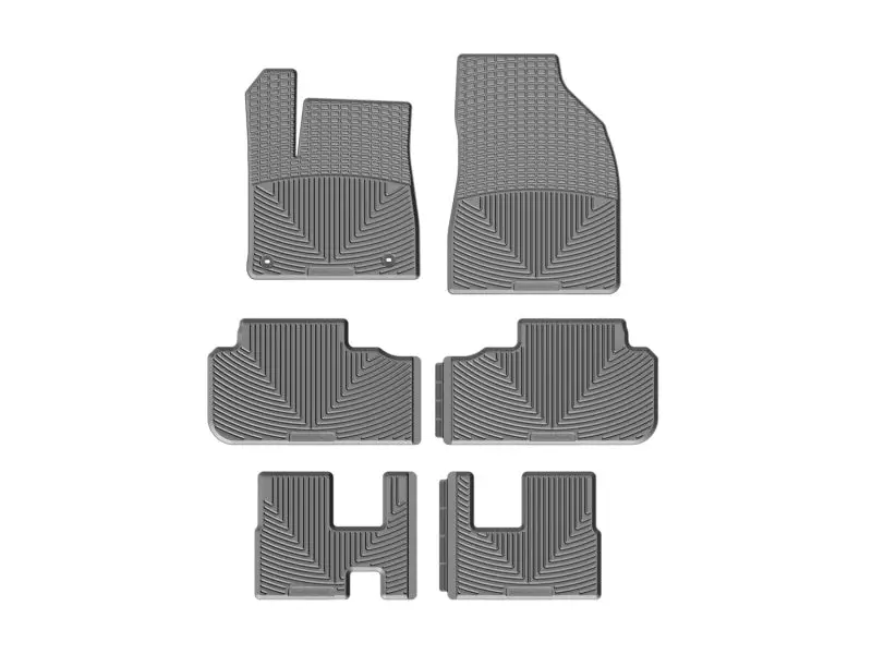 Wt Rubber Front Floor Mats – Grey 2