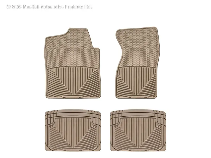 Wt Rubber Rear Floor Mat – Tan 1